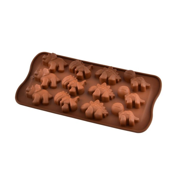 Lariy Dinosaur Shaped Silicone Chocolate Cake Biscuit Baking Mold Tray Ice Mold N3