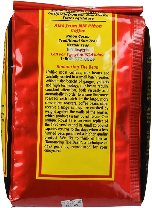 NM Pi&ntilde;on Coffee Regular Whole Bean 2lb N2