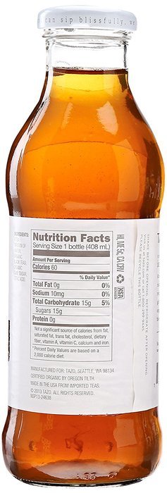 Tazo Organic Iced Tea - 13.8 oz N2