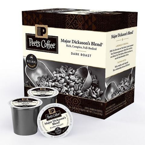 Peet's Coffee Major Dickason Blend Single Cup Coffee for Keurig K-Cup Brewers 120 count ,Peet-sh4f