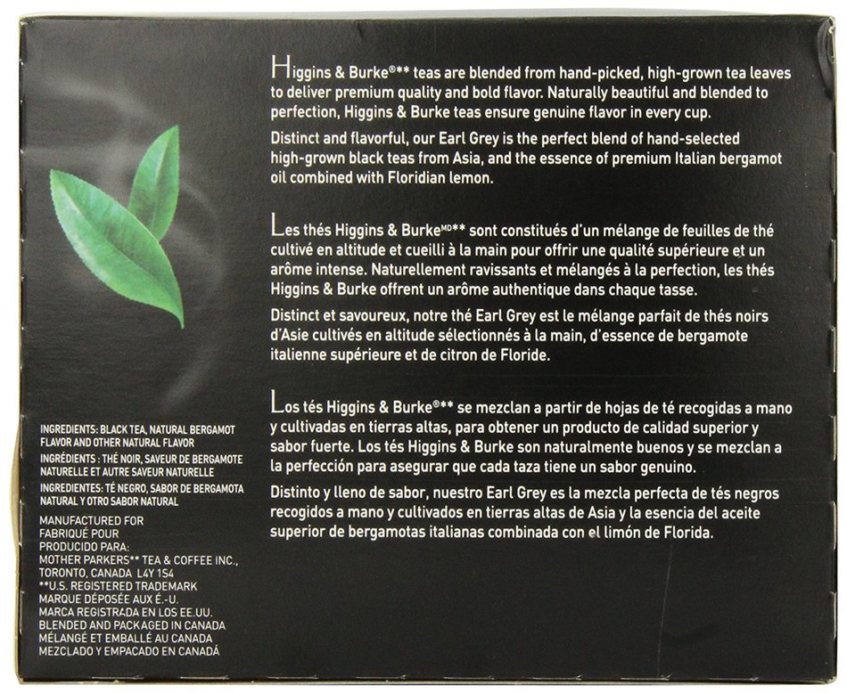 Higgins & Burke Tea Capsules Variety Pack compatible with Keurig K-Cup Brewers, 36 Count N23