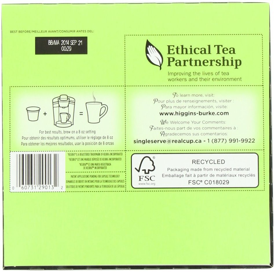 Higgins & Burke Tea Capsules Variety Pack compatible with Keurig K-Cup Brewers, 36 Count N38