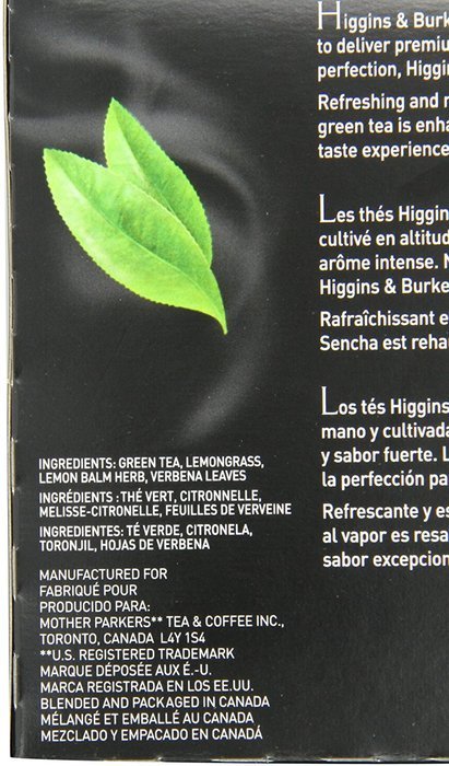 Higgins & Burke Tea Capsules Variety Pack compatible with Keurig K-Cup Brewers, 36 Count N39