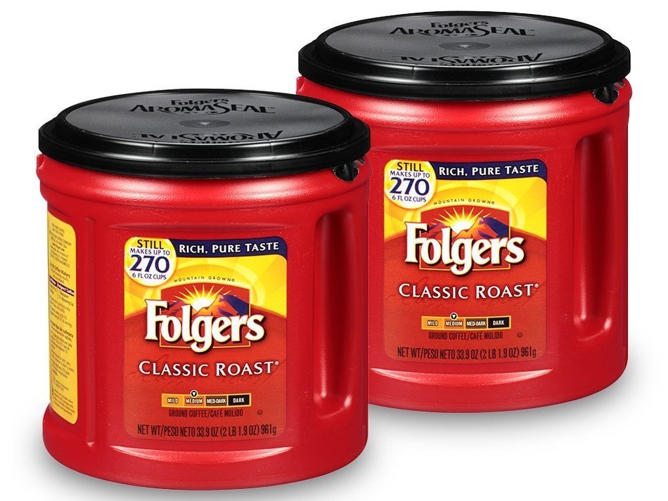 Folgers Classic Roast Coffee, 11.3 Ounce (Pack of 2) N3