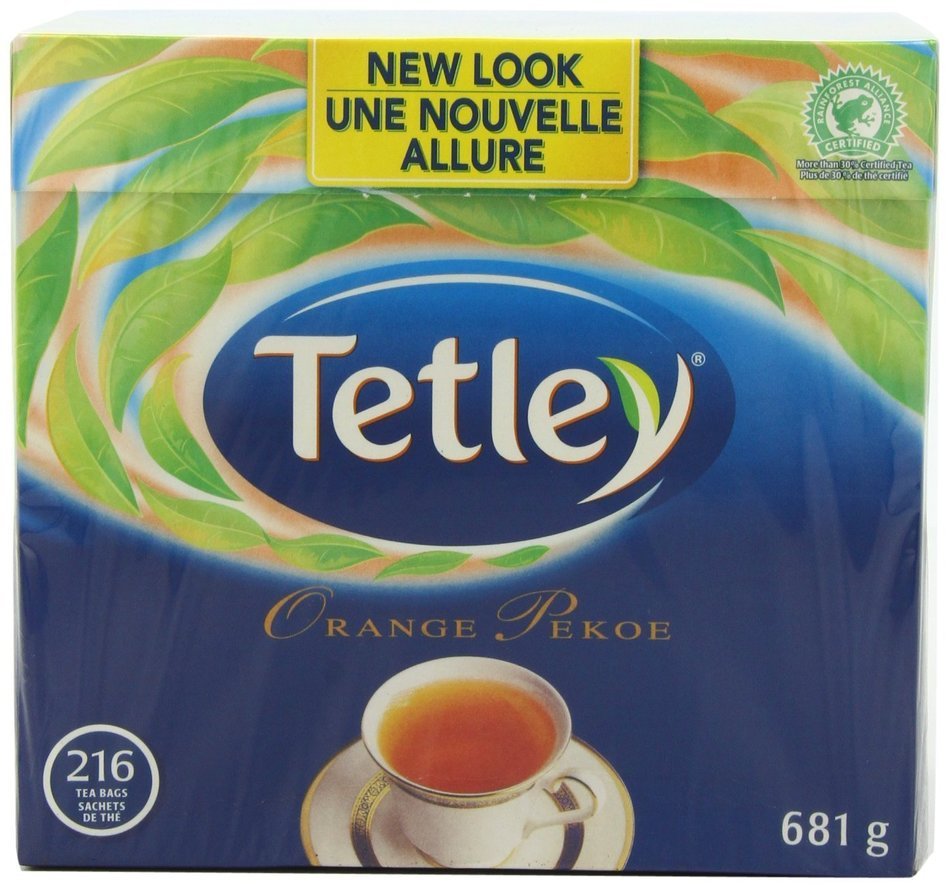 Tetley Tea, Orange Pekoe, 216-Count Tea Bags N4