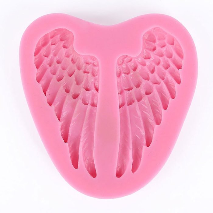 Yihuily Angel Wing Silicone Mold For Sugar Craft, Gumpaste, Cake Decorating, Clay, Baking, Candy Making, Fimo,...