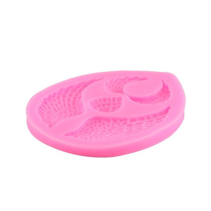 Yihuily Angel Wing Silicone Mold For Sugar Craft, Gumpaste, Cake Decorating, Clay, Baking, Candy Making, Fimo,... N9