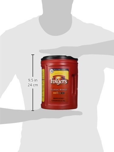 Folgers Classic Roast Coffee, 48 Ounce (1 Container) N4