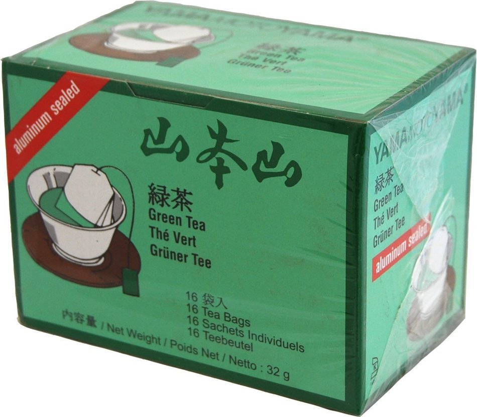 Yamamotoyama Sencha Green Tea, 1.13-Ounce Boxes,16 Tea Bags, (Pack of 12)