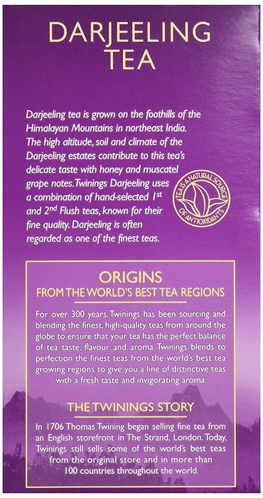 Twinings Tea Darjeeling Tea, 20 ct N4