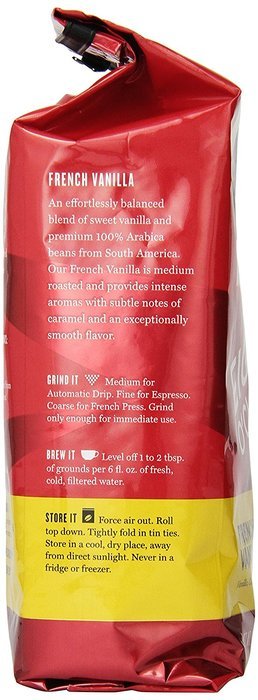Eight O'Clock French Vanilla Whole Bean Coffee, 11-Ounce Bags (Pack of 6) N4