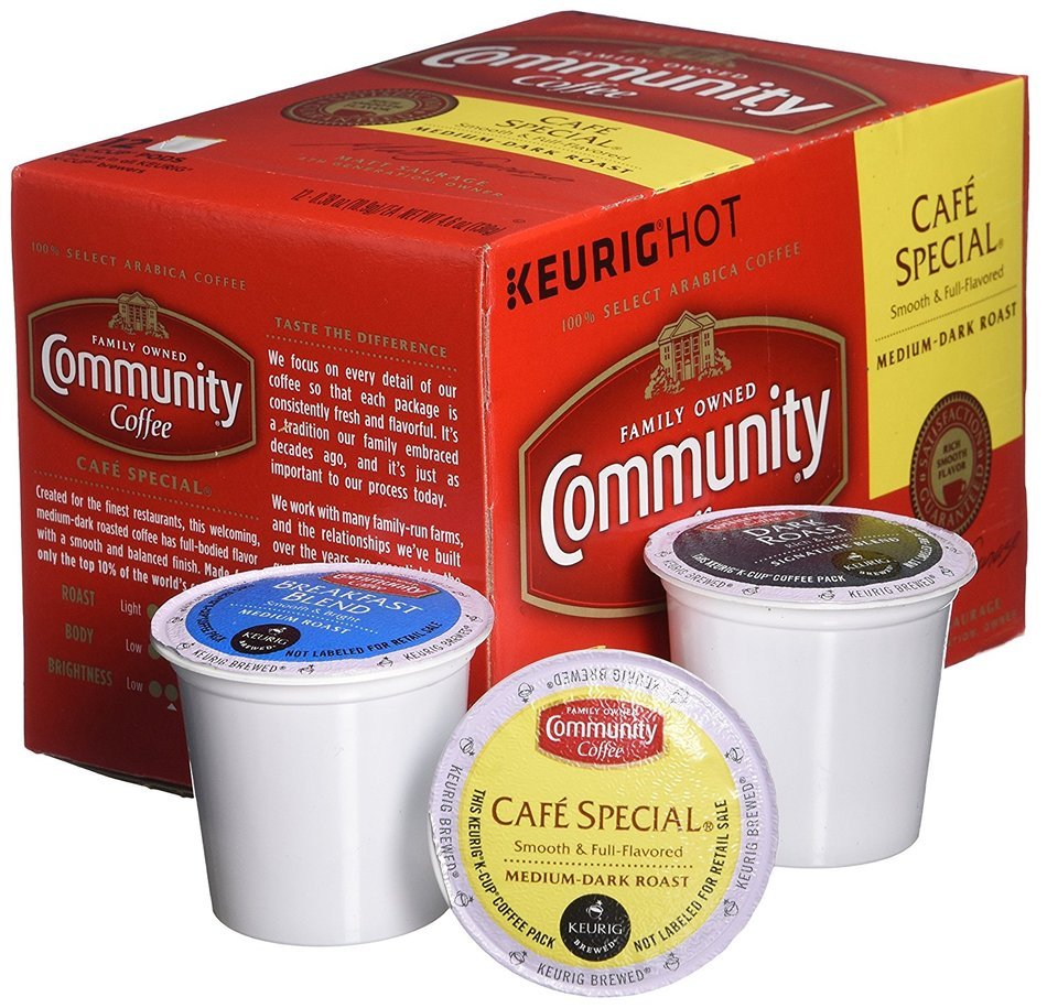Community coffee k cup pods dark roast 12 count pack of 3 n106 free