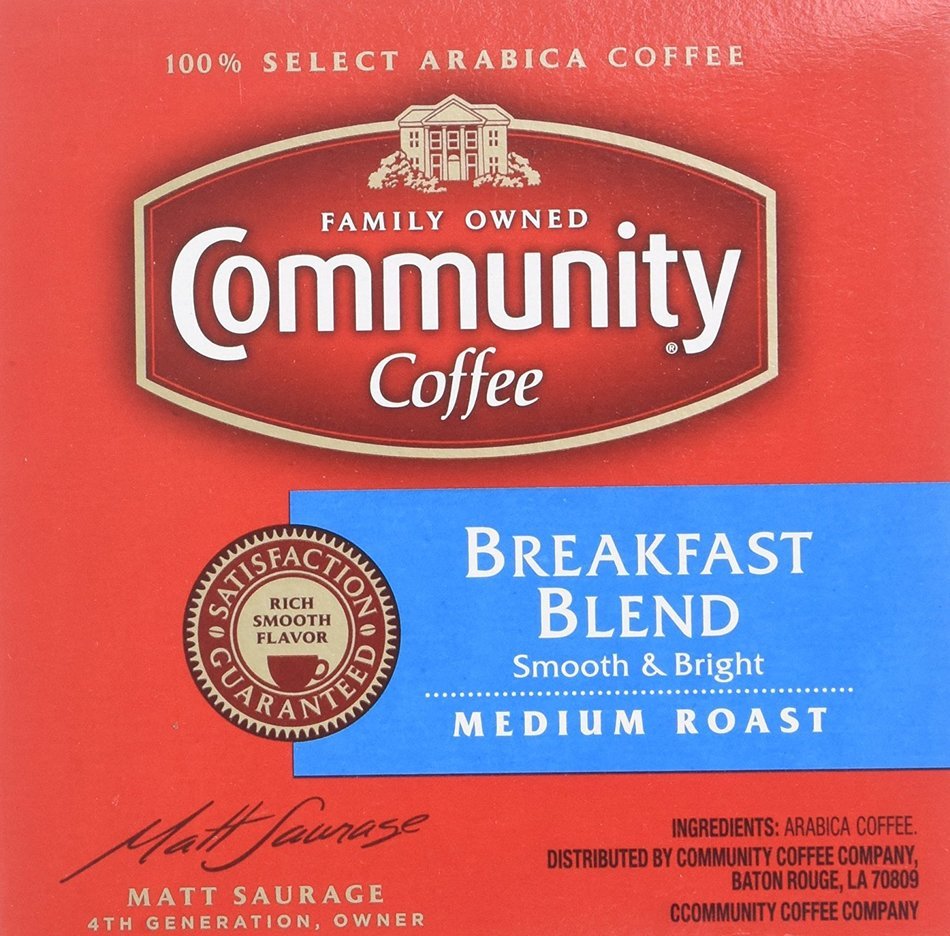 Community Coffee K-Cup Pods, Dark Roast, 12 Count (Pack of 3) N12
