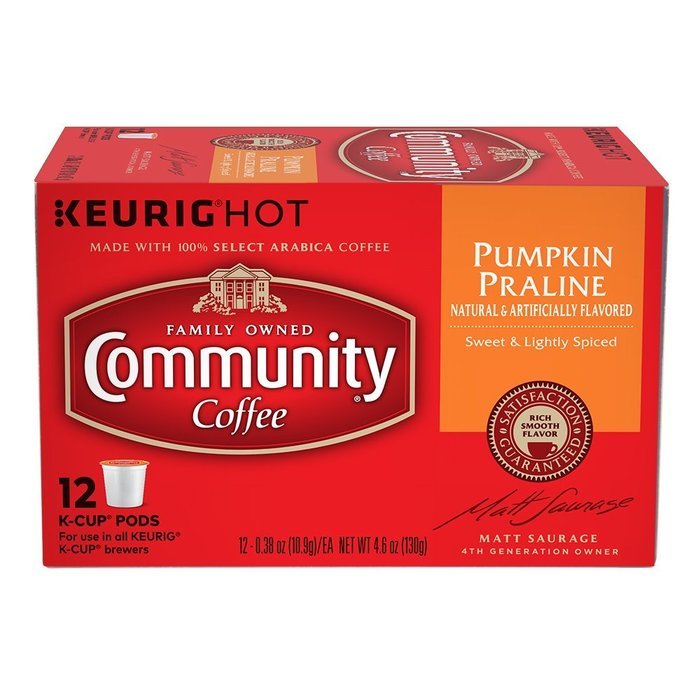 Community Coffee K-Cup Pods, Dark Roast, 12 Count (Pack of 3) N17