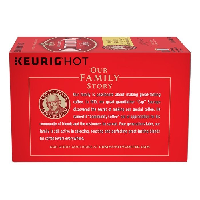 Community Coffee K-Cup Pods, Dark Roast, 12 Count (Pack of 3) N25