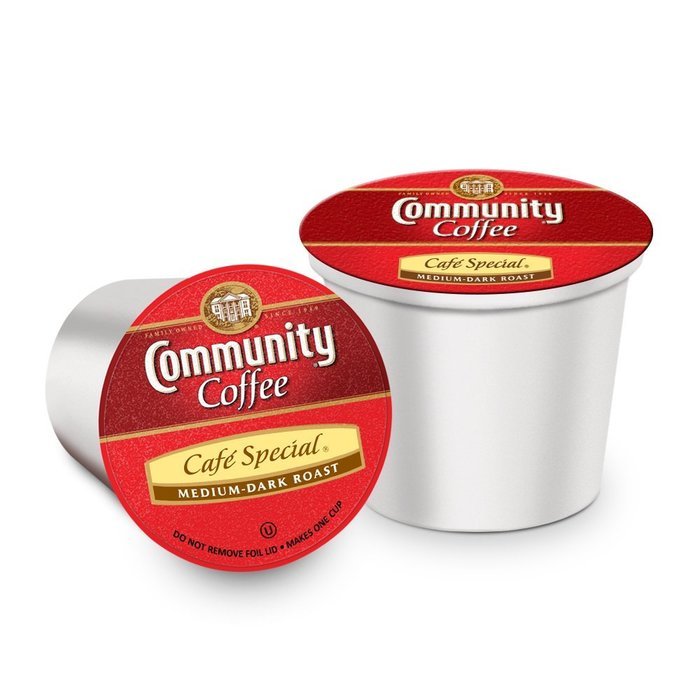 Community Coffee K-Cup Pods, Dark Roast, 12 Count (Pack of 3) N27