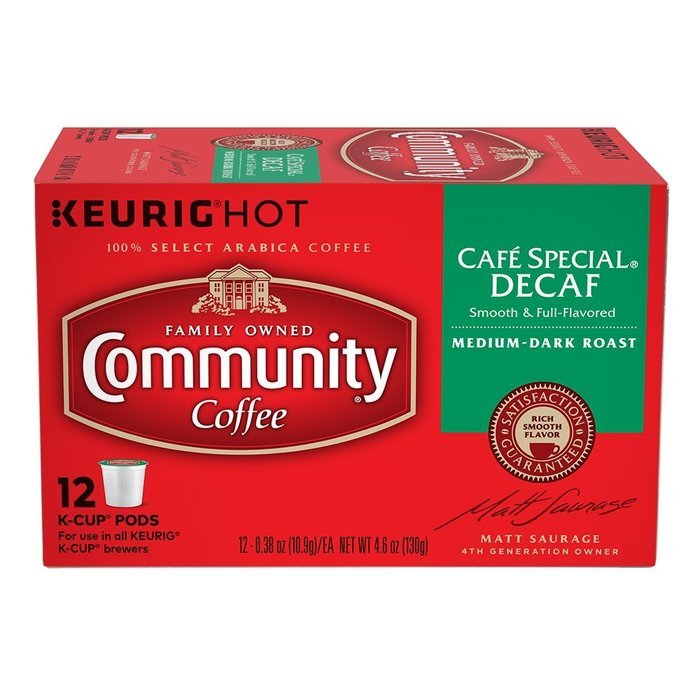 Community Coffee K-Cup Pods, Dark Roast, 12 Count (Pack of 3) N49