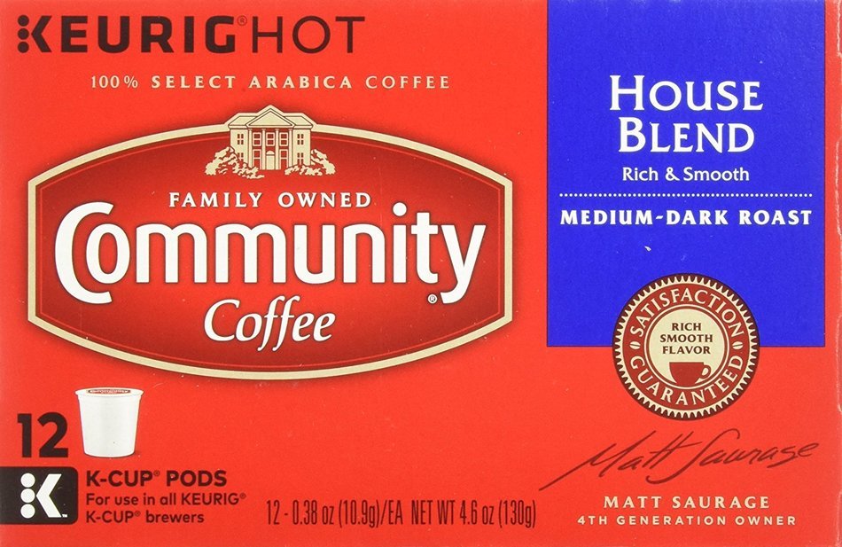 Community Coffee K-Cup Pods, Dark Roast, 12 Count (Pack of 3) N66
