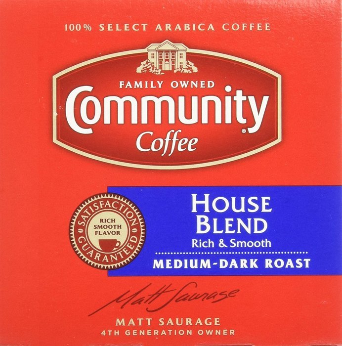 Community Coffee K-Cup Pods, Dark Roast, 12 Count (Pack of 3) N69