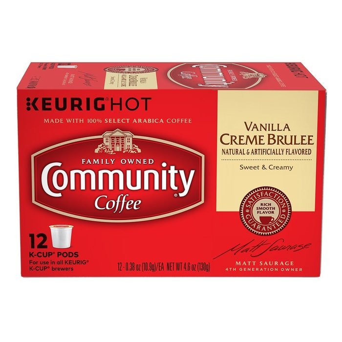 Community Coffee K-Cup Pods, Dark Roast, 12 Count (Pack of 3) N71