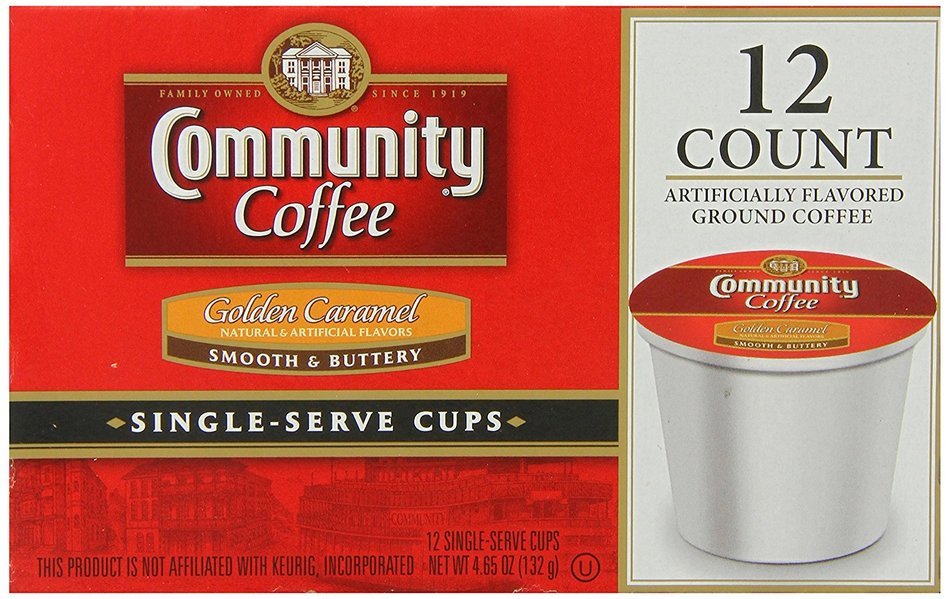 Community Coffee K-Cup Pods, Dark Roast, 12 Count (Pack of 3) N76