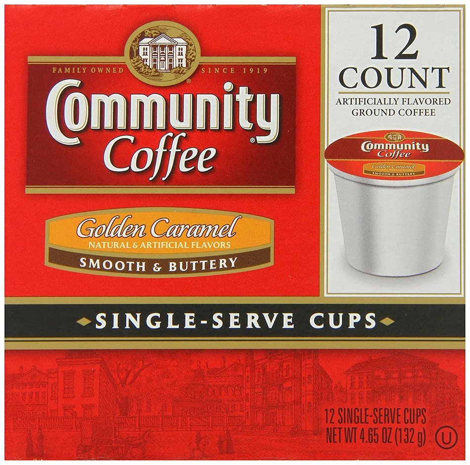Community Coffee K-Cup Pods, Dark Roast, 12 Count (Pack of 3) N77