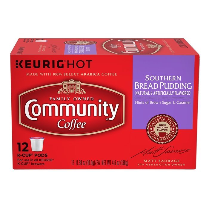 Community Coffee K-Cup Pods, Dark Roast, 12 Count (Pack of 3) N80