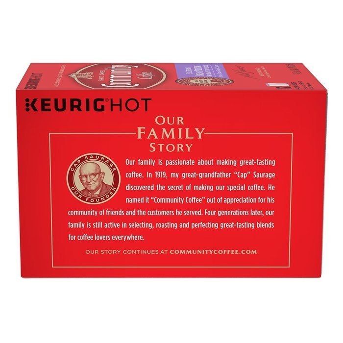 Community Coffee K-Cup Pods, Dark Roast, 12 Count (Pack of 3) N81