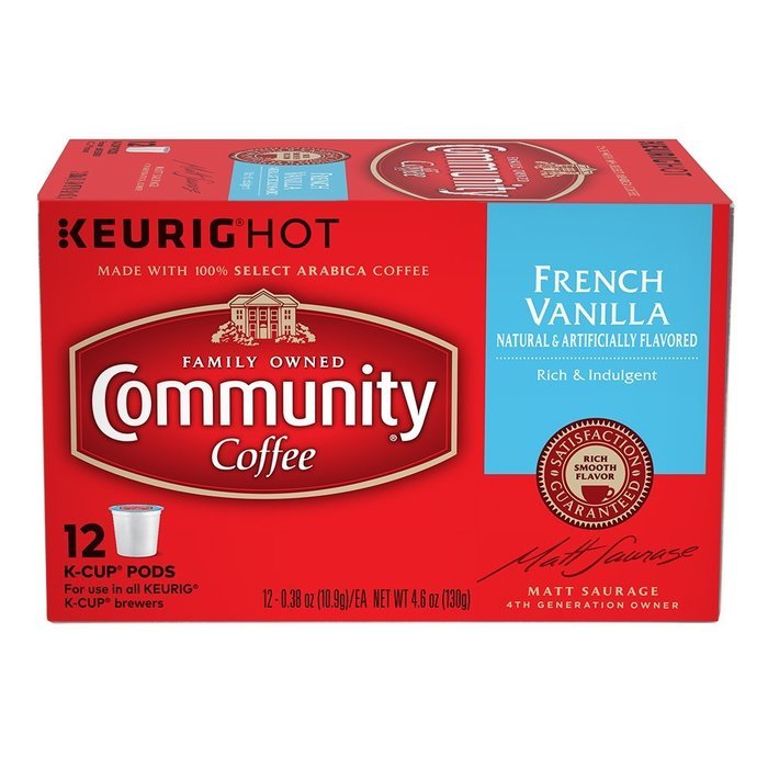 Community Coffee K-Cup Pods, Dark Roast, 12 Count (Pack of 3) N92