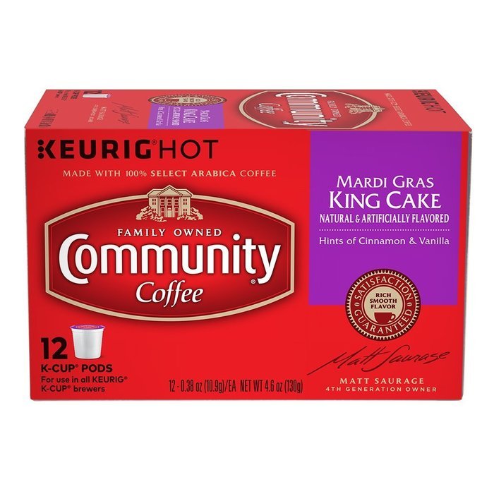 Community Coffee K-Cup Pods, Dark Roast, 12 Count (Pack of 3) N113