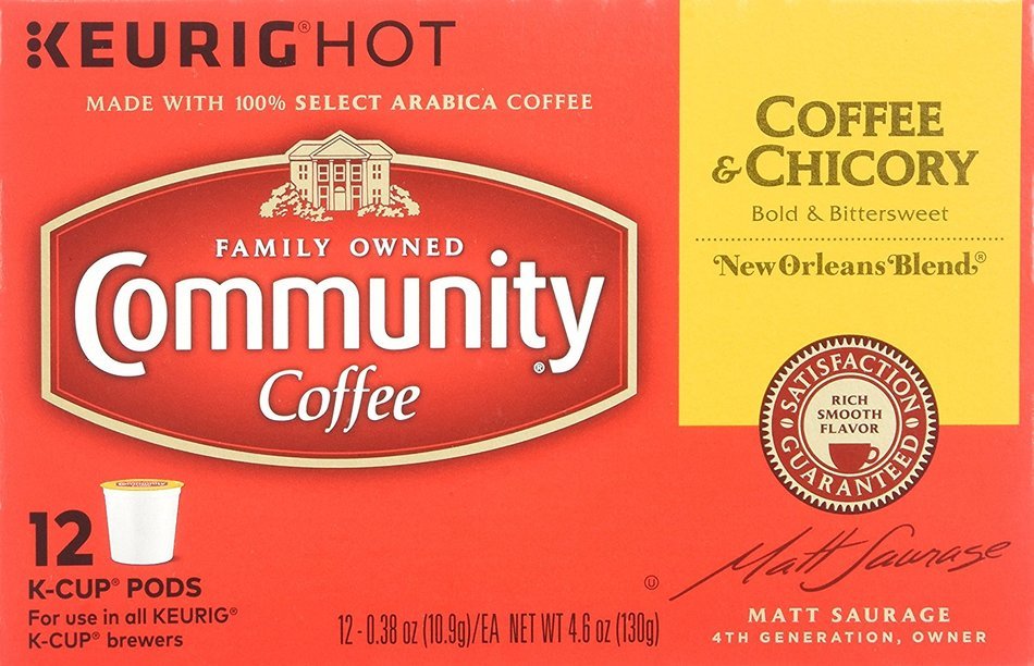 Community Coffee K-Cup Pods, Dark Roast, 12 Count (Pack of 3) N124