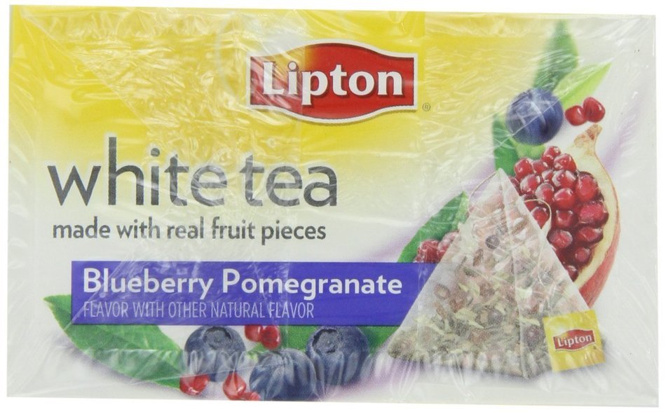 Lipton White Tea Pyramids, Blueberry Pomegranate 18 ct N2