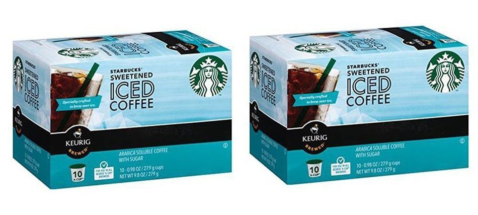 Starbucks Iced Coffee 10 k-Cups (Pack of 2)