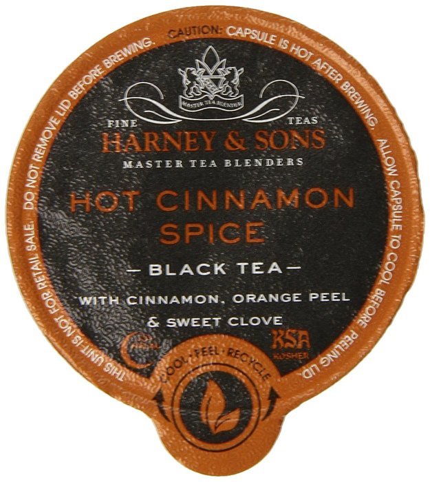 Harney and Sons Hot Cinnamon Spice Tea Capsules, 24 Count