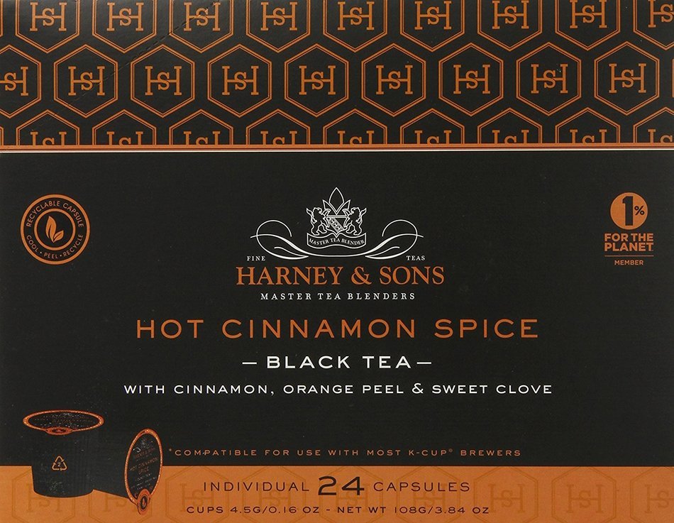 Harney and Sons Hot Cinnamon Spice Tea Capsules, 24 Count N2