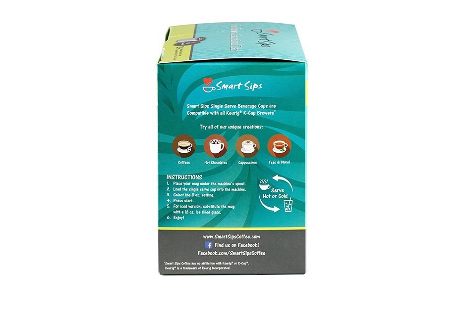 Smart Sips, Chocolate Obsession Variety Sampler Pack, 24 Count for Keurig K-cup Brewers - Chocolate Cherry Cordial... N3