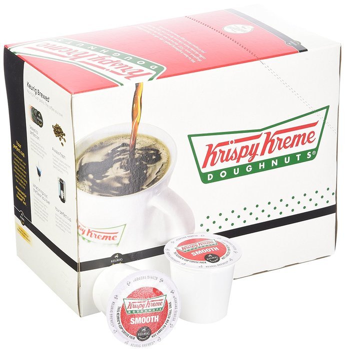 Krispy Kreme Doughnuts Smooth Keurig 2.0 K-Cup Pack, 24 Count N2