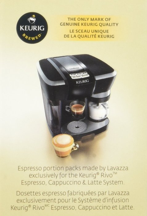 Lavazza Espresso Delicato Medium Roast for Keurig Rivo System 18-0.26 0z (2 pack) N6