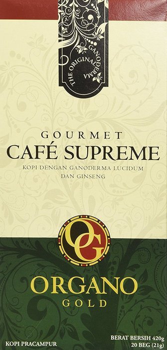 2 Boxes of Organo Gold Ganoderma Gourmet &ndash; Caf&eacute; Supreme(20 sachets) N2