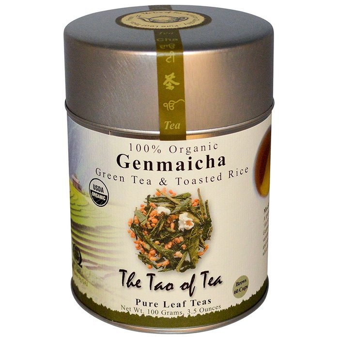 The Tao of Tea, Genmaicha Green Tea And Toasted Rice, Loose Leaf, 3.5 Ounce Tin N6