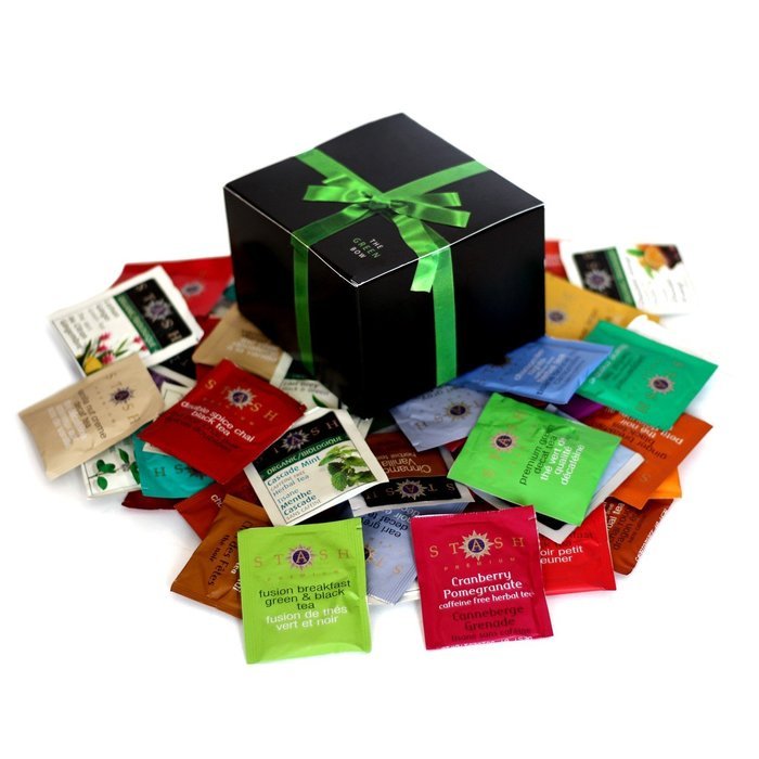 Organic Stash Tea Sampler (54 Count) - Assortment Tasty Flavor of Teabags Decaf or Regular in Foil Packets for...