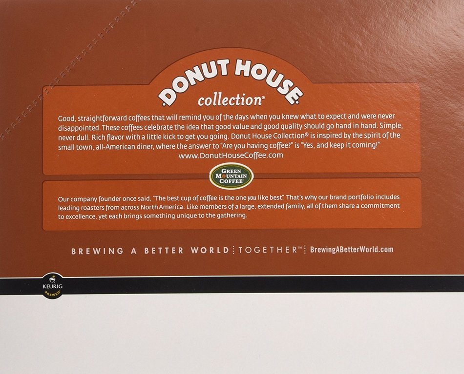 DONUT HOUSE LIGHT ROAST K CUP COFFEE 96 COUNT N5