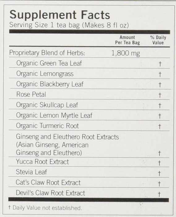 Yogi Tea Muscle Recovery Green Tea Bags