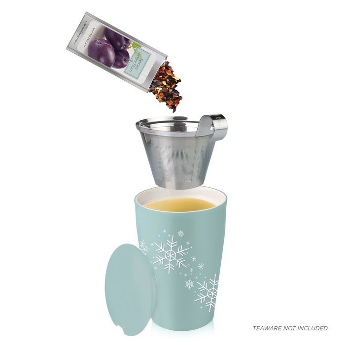 Tea Fort&eacute; WINTER COLLECTION Single Steeps Loose Leaf Tea Sampler, 15 Single Serve Pouches - Seasonal Black Tea... N3