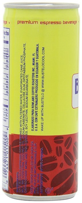 Bustelo Cool Cafe Con Leche Coffee Beverage, 8 Ounce (Pack of 12) N5