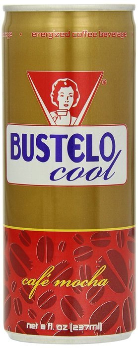 Bustelo Cool Cafe Con Leche Coffee Beverage, 8 Ounce (Pack of 12) N8
