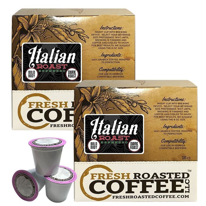Dark Roast Variety Pack Single-Serve Cups, 72 ct. of Single Serve Capsules for Keurig K-Cup Brewers, Fresh Roasted... N37