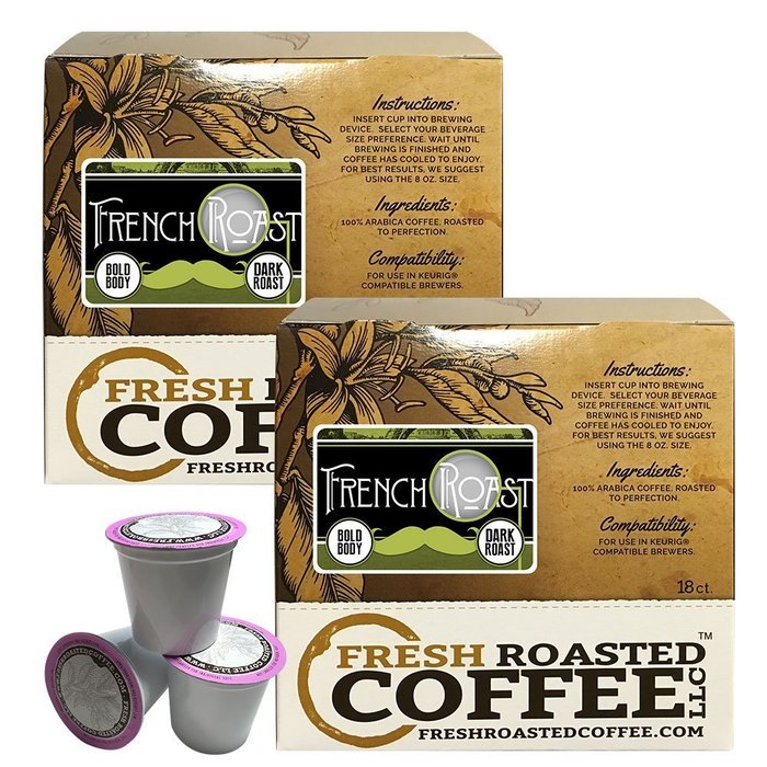 Dark Roast Variety Pack Single-Serve Cups, 72 ct. of Single Serve Capsules for Keurig K-Cup Brewers, Fresh Roasted... N58