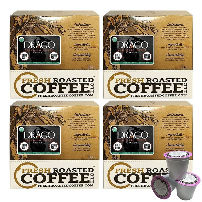 Dark Roast Variety Pack Single-Serve Cups, 72 ct. of Single Serve Capsules for Keurig K-Cup Brewers, Fresh Roasted... N82