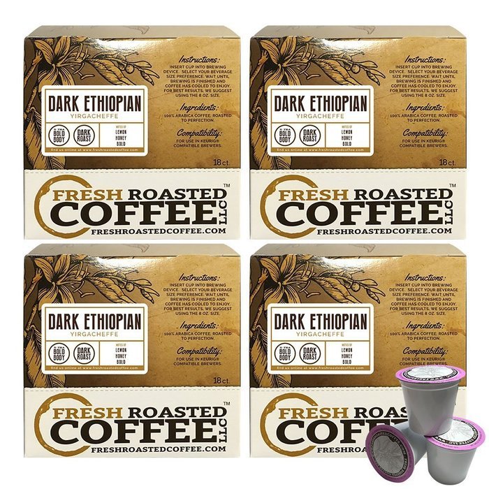 Dark Roast Variety Pack Single-Serve Cups, 72 ct. of Single Serve Capsules for Keurig K-Cup Brewers, Fresh Roasted... N99